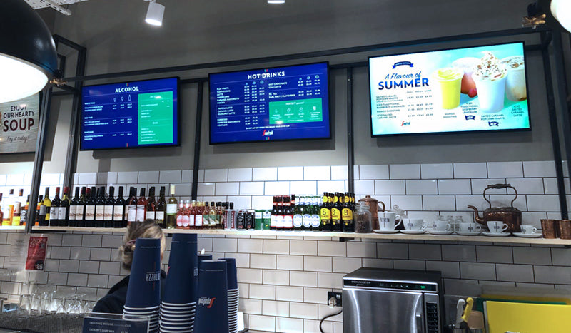 High Vibrance Android Advertising Displays