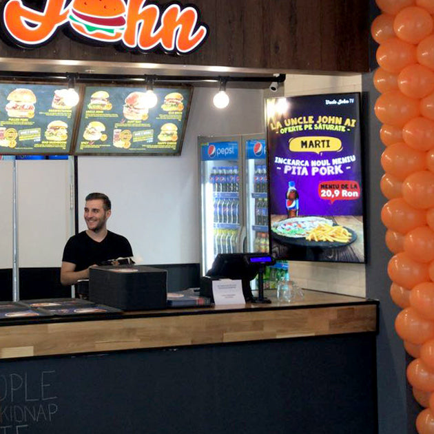 High Vibrance Android Advertising Displays