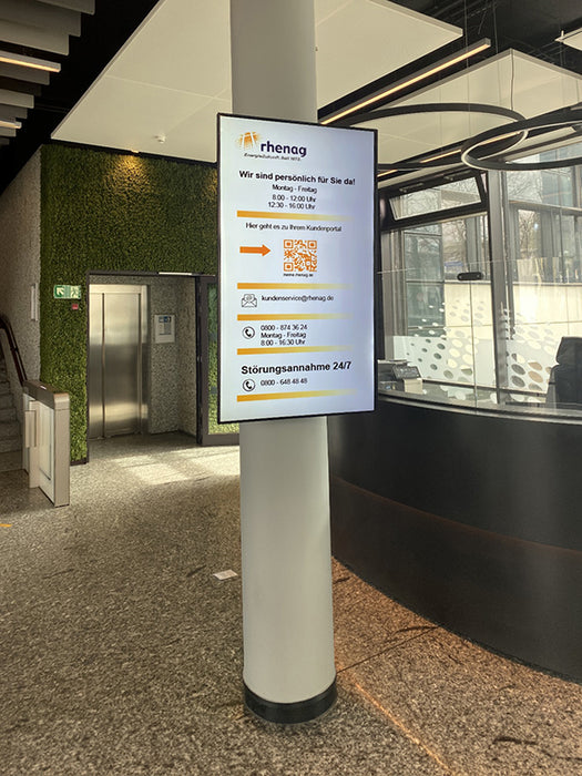 High Vibrance Android Advertising Displays