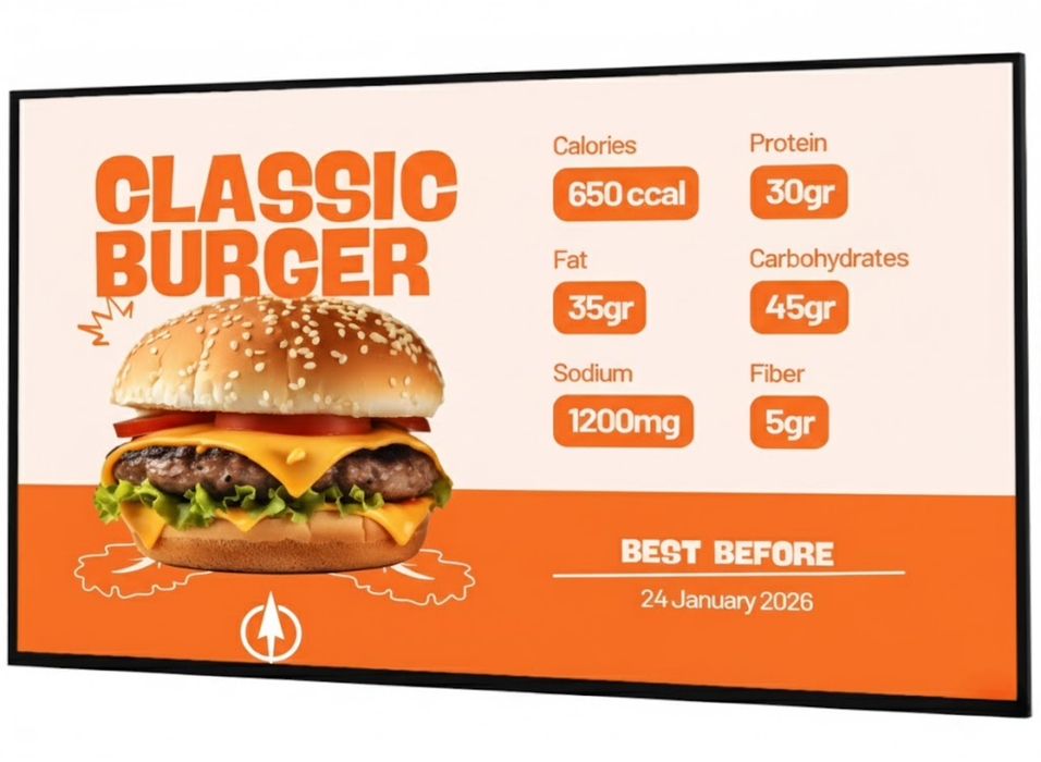 High Vibrance Android Advertising Displays