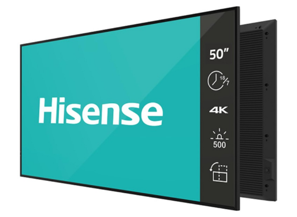 Hisense 50GM50D 50” 4K UHD Digital Signage Display - 18/7 Operation