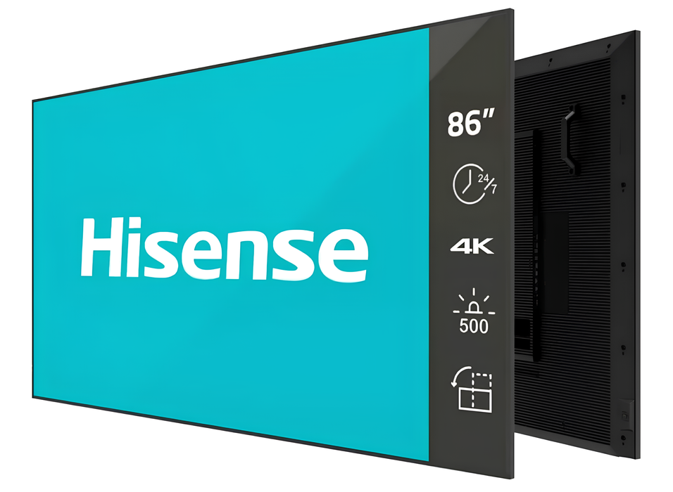 Hisense 86DM66D 86” 4K IPS UHD Digital Signage Display