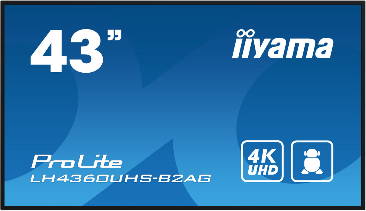 iiyama ProLite LH4360UHS-B2AG 43″ 4K UHD Digital Signage Display
