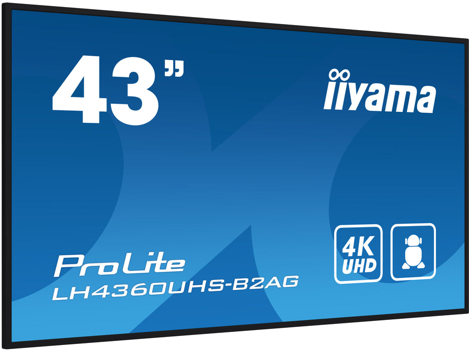 iiyama ProLite LH4360UHS-B2AG 43″ 4K UHD Digital Signage Display