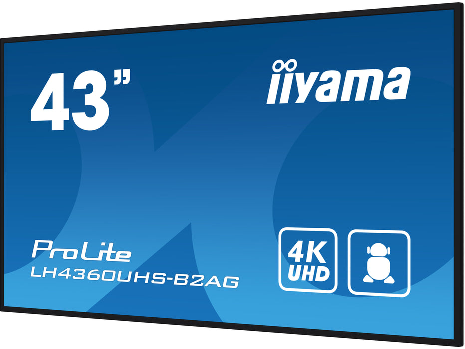 iiyama ProLite LH4360UHS-B2AG 43″ 4K UHD Digital Signage Display