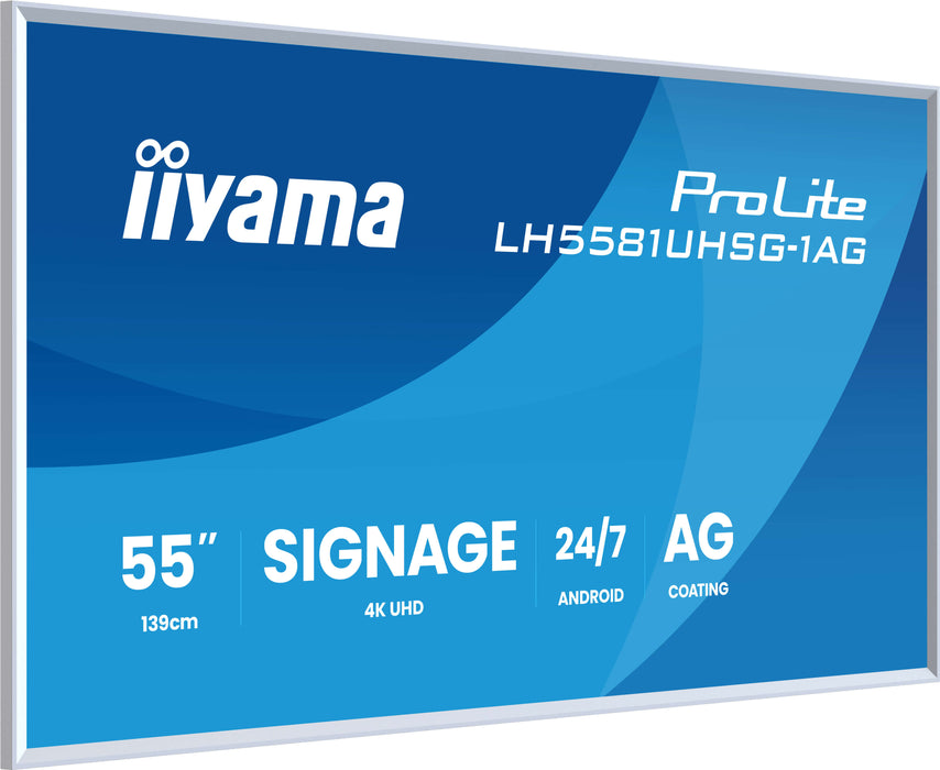 iiyama LH5581UHSG-1AG 55″ 4K UHD Professional Digital Signage Display