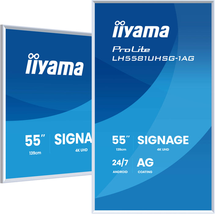 iiyama LH5581UHSG-1AG 55″ 4K UHD Professional Digital Signage Display
