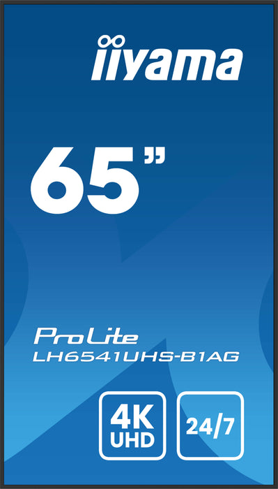 iiyama ProLite LH6541UHS-B1AG 65″ 4K UHD Digital Signage Display
