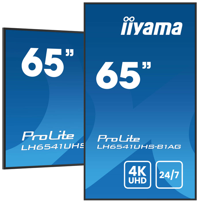 iiyama ProLite LH6541UHS-B1AG 65″ 4K UHD Digital Signage Display