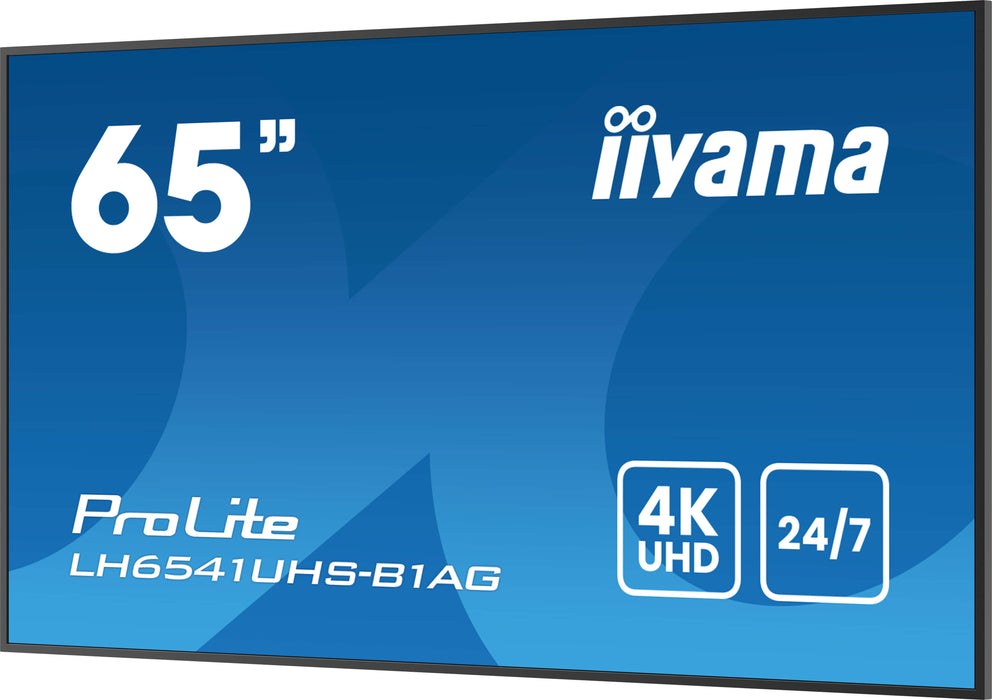iiyama ProLite LH6541UHS-B1AG 65″ 4K UHD Digital Signage Display