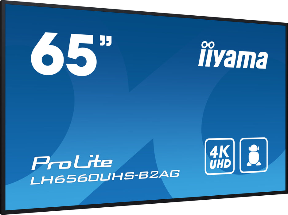 iiyama ProLite LH6560UHS-B2AG 65″ 4K UHD Digital Signage Display