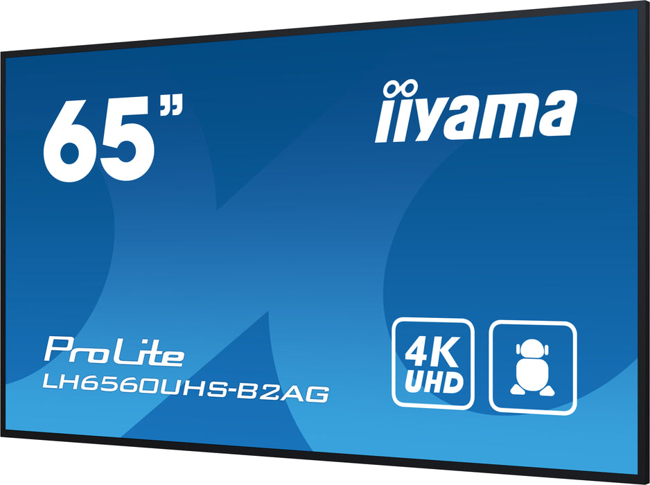 iiyama ProLite LH6560UHS-B2AG 65″ 4K UHD Digital Signage Display