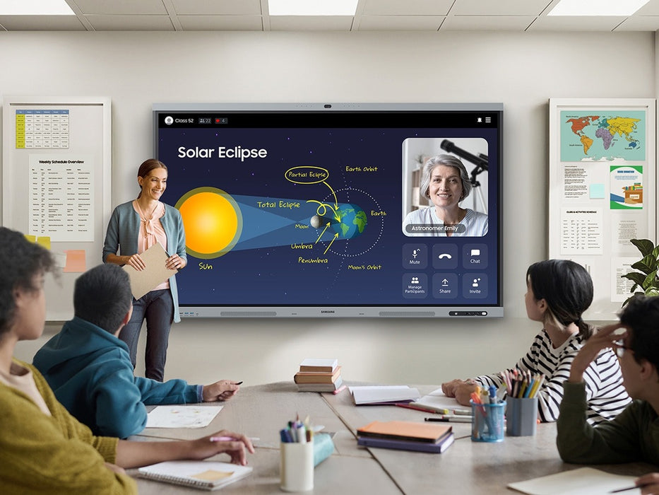 Samsung E-Board WA75FX-P 75″ 4K Interactive Touch Display w/ Android OS