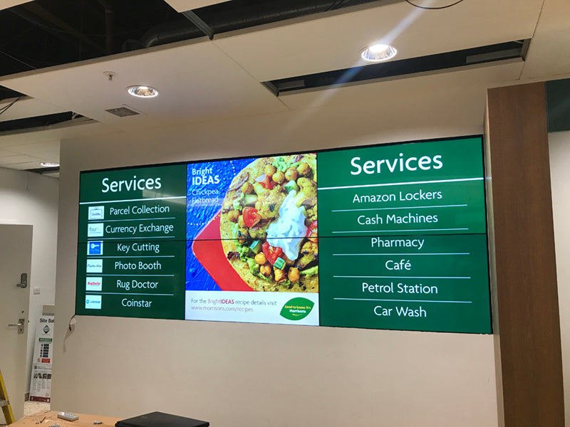LCD Video Wall Displays - Ultra Narrow 1.8mm Slim Bezel