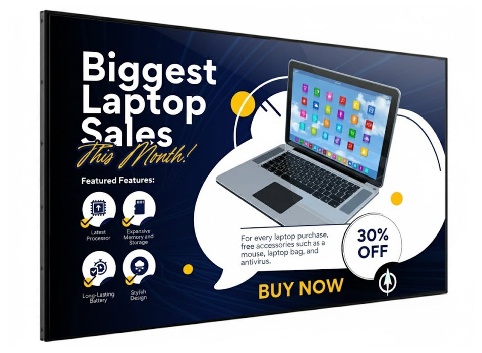 Professional Commercial Display - Digital Signage Monitor