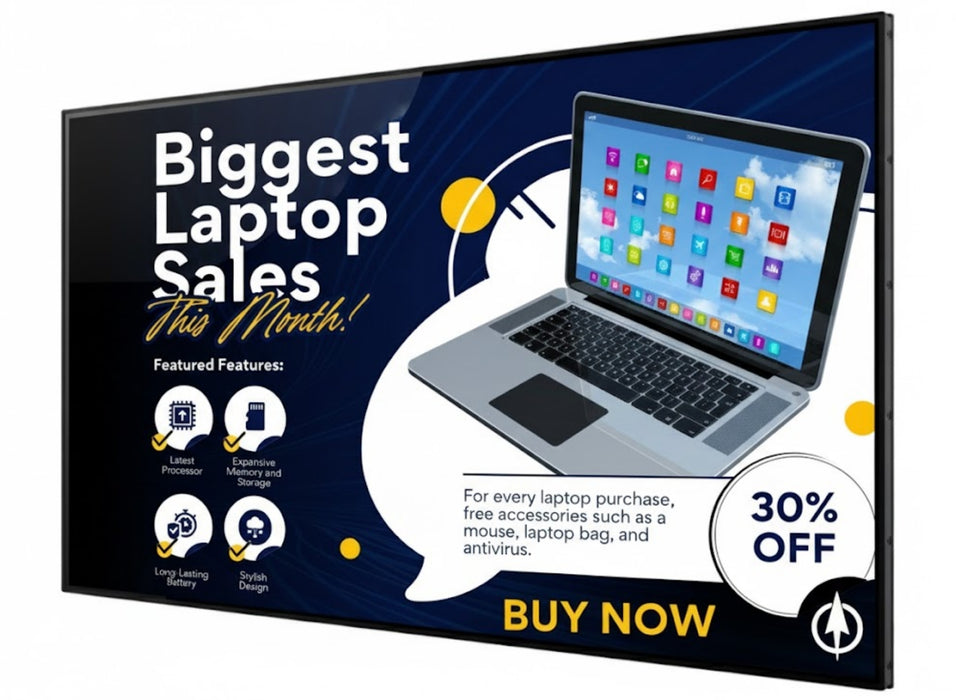 Professional Commercial Display - Digital Signage Monitor