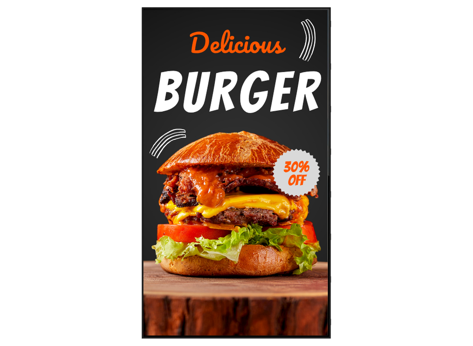 Professional Commercial Display - Signage Monitor