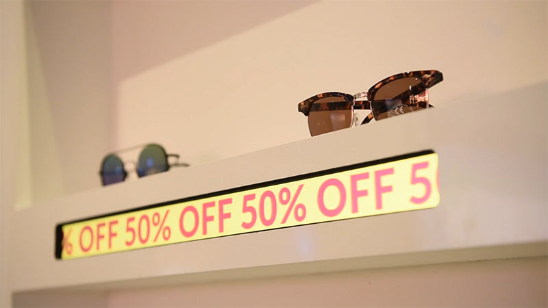 23” Shelf Edge Touch Displays For Advertising