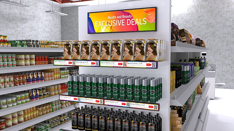 23” Shelf Edge Touch Displays For Advertising