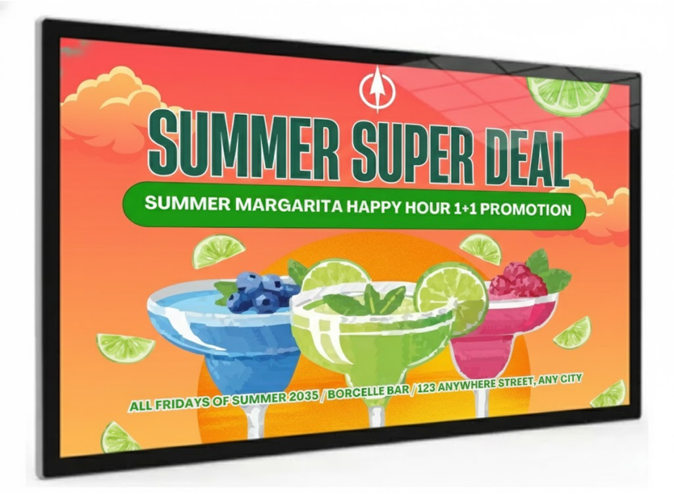 Slimline Pro Android Advertising Displays