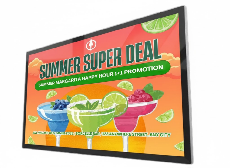 Slimline Pro Android Advertising Displays
