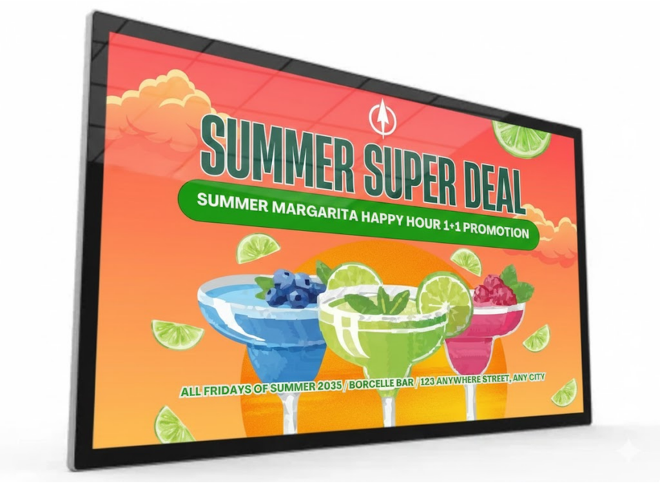 Slimline Pro Android Advertising Displays