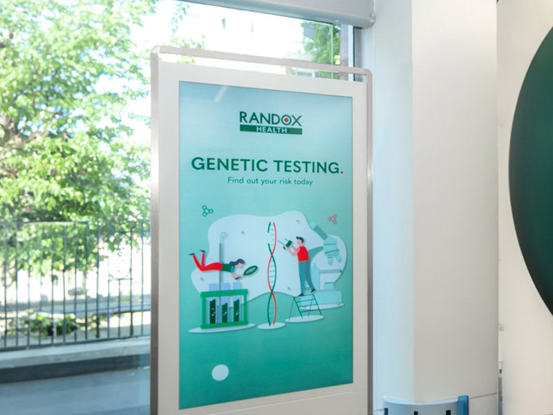 Superslim Freestanding Double-Sided Digital Posters