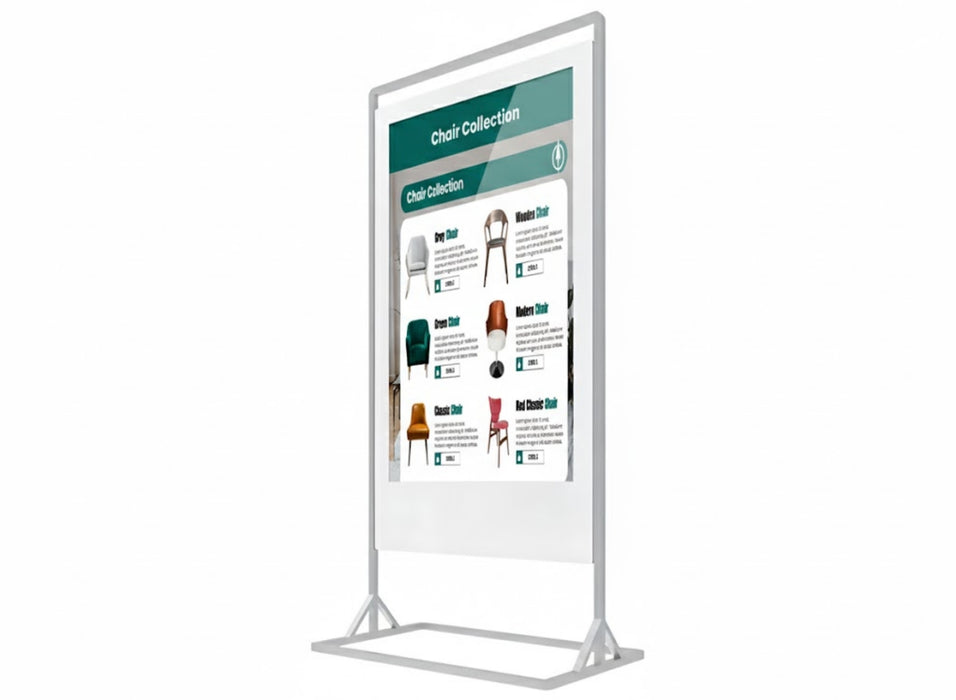 Superslim Freestanding Double-Sided Digital Posters
