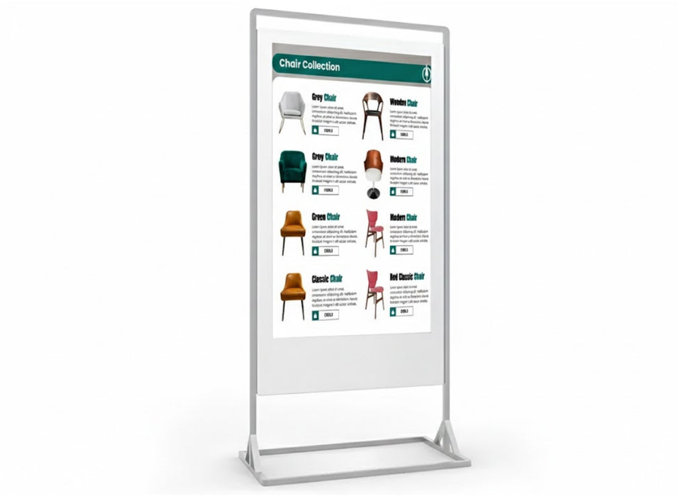 Superslim Freestanding Double-Sided Digital Posters
