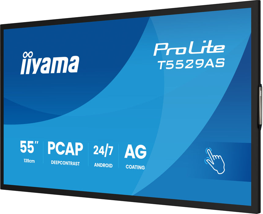 iiyama ProLite T5529AS-B1AG 55″ 4K PCAP Interactive Display with Android OS