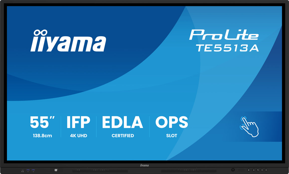 iiyama TE5513A-B1AG 55″ 4K UHD Google EDLA Interactive Display