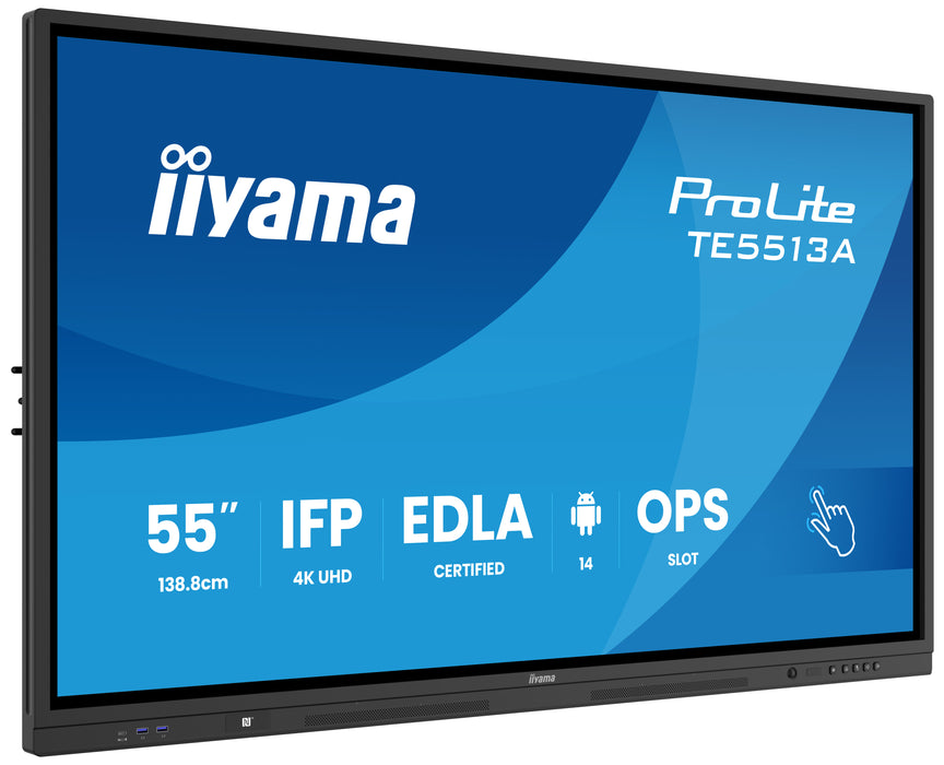 iiyama TE5513A-B1AG 55″ 4K UHD Google EDLA Interactive Display