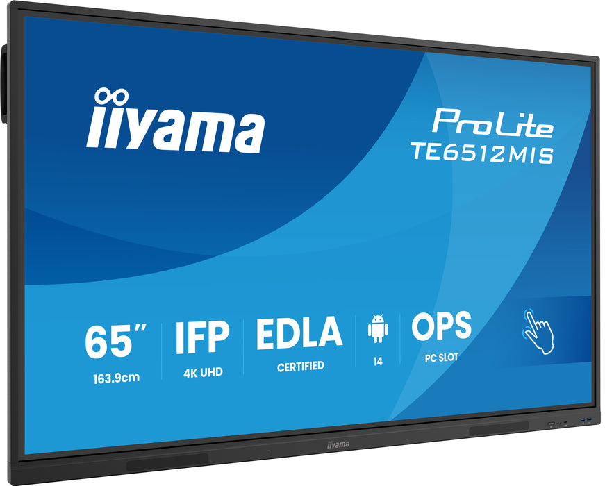 iiyama TE6512MIS-B4AG 65″ 4K UHD Interactive Touch Display