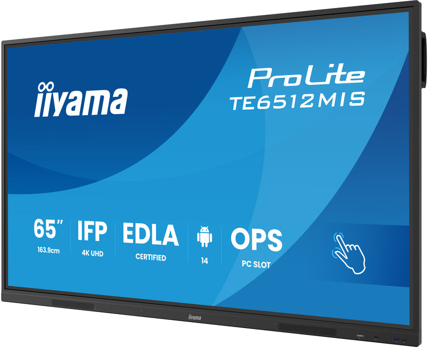 iiyama TE6512MIS-B4AG 65″ 4K UHD Interactive Touch Display
