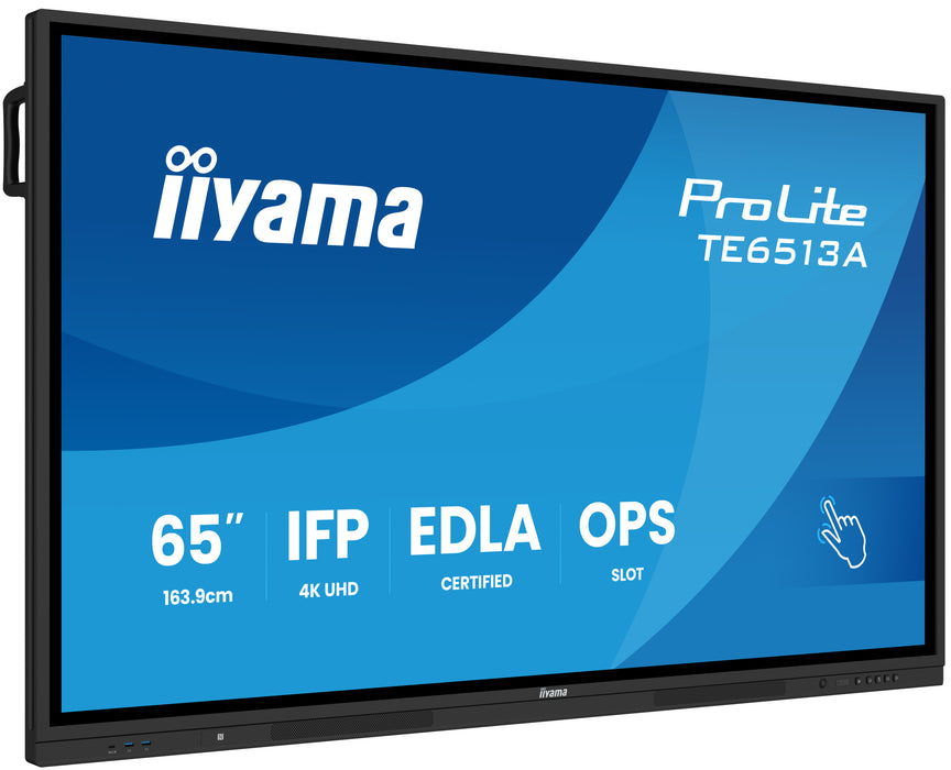 iiyama TE6513A-B1AG 65″ 4K UHD Google EDLA Interactive Display
