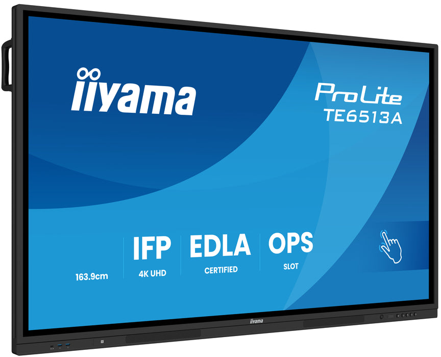 iiyama TE6513A-B1AG 65″ 4K UHD Google EDLA Interactive Display