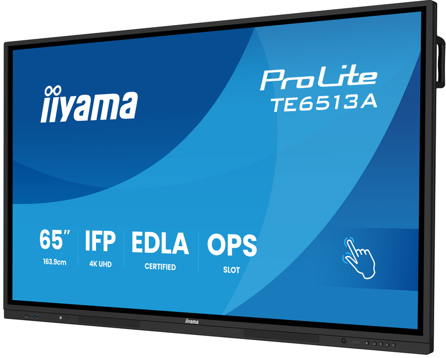 iiyama TE6513A-B1AG 65″ 4K UHD Google EDLA Interactive Display