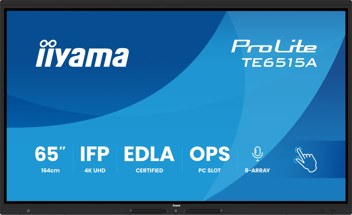 iiyama TE6515A-B1AG 65″ 4K UHD Interactive Touch Display