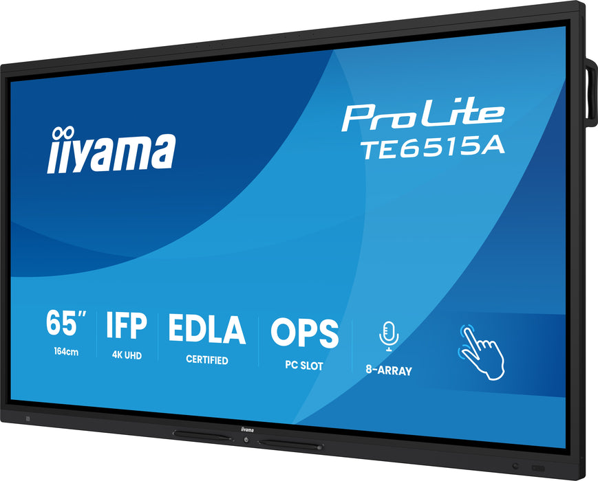 iiyama TE6515A-B1AG 65″ 4K UHD Interactive Touch Display