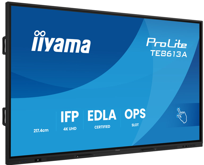 iiyama TE8613A-B1AG 86″ 4K UHD Google EDLA Interactive Display