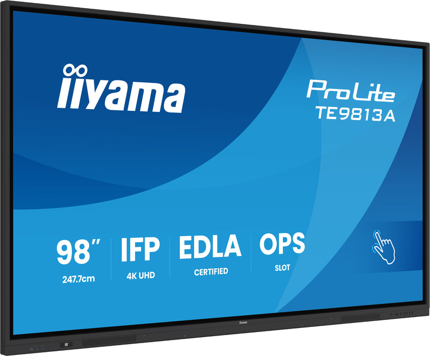 iiyama TE9813A-B1AG 98″ 4K UHD Google EDLA Interactive Display