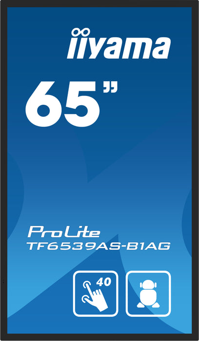 iiyama ProLite TF6539AS-B1AG 65″ Full HD PCAP Touch Display