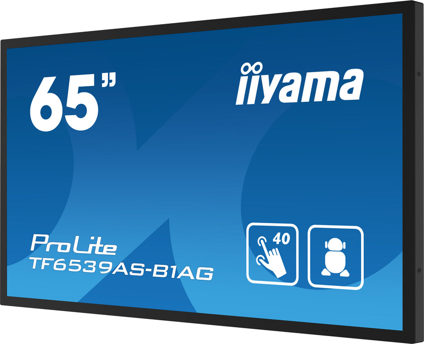 iiyama ProLite TF6539AS-B1AG 65″ Full HD PCAP Touch Display