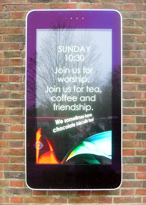Wall-mounted Outdoor Digital Advertising Displays
